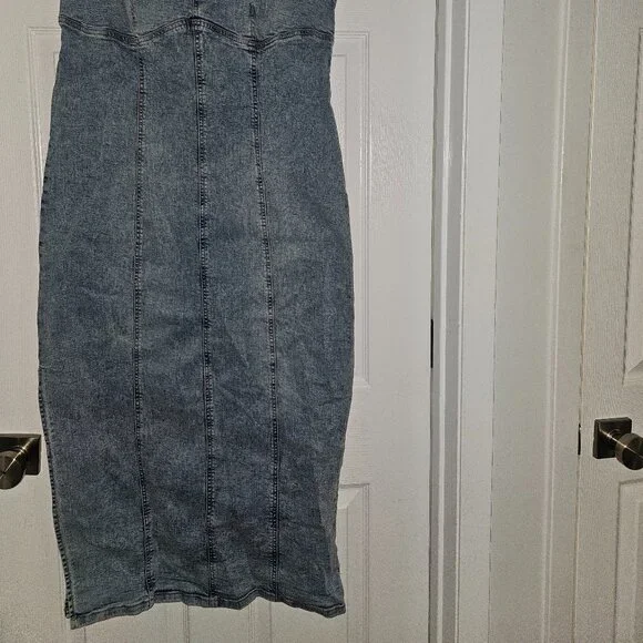 Wild Fable Denim dress Size L sleevless NWT - Picture 9 of 9